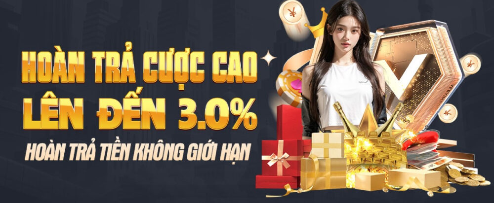 Hoàn trả lên đến 3% là mức cao nhất trên thị trường lô đề