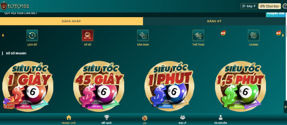 Loto188 xây dựng hệ thống xổ số, lô đề uy tín nhất Việt Nam