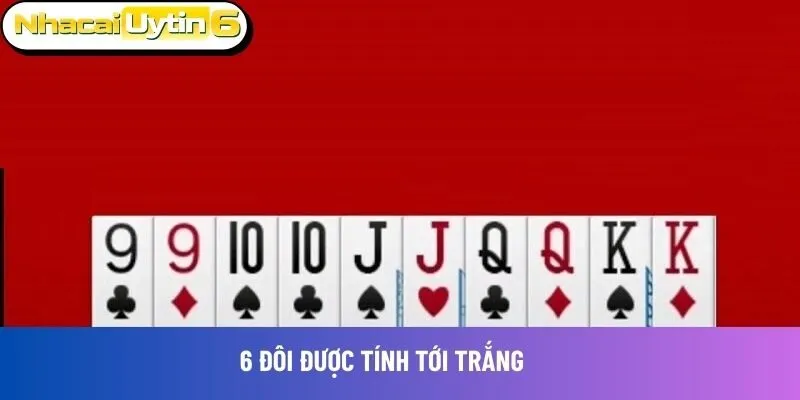 6 đôi được tính tới trắng