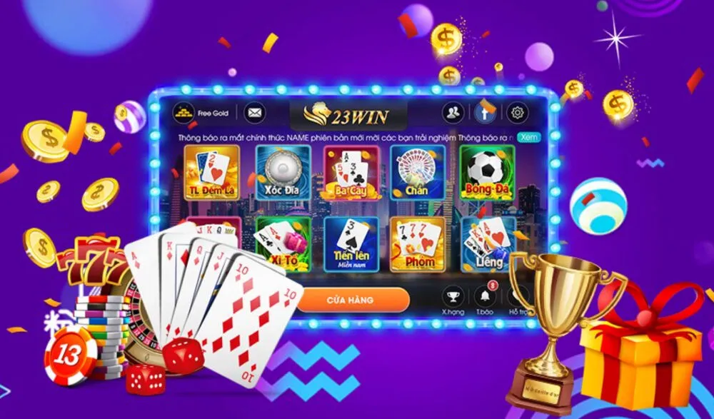 Các game bài phổ biến đều được 23Win cung cấp