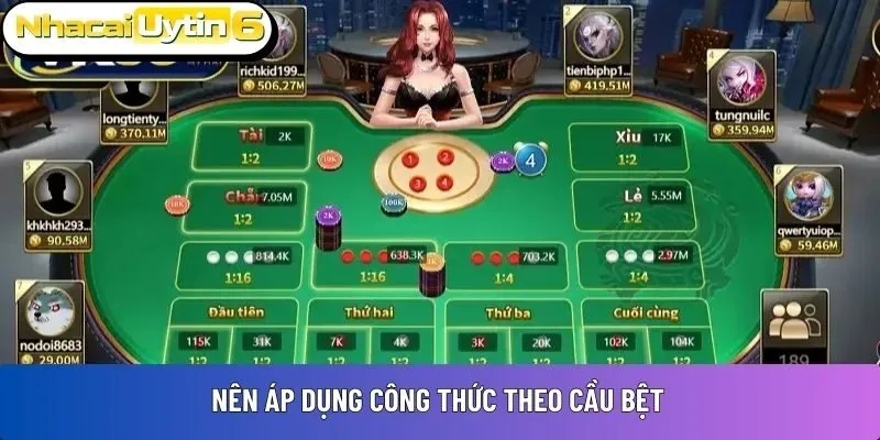 Nên áp dụng công thức theo cầu bệt