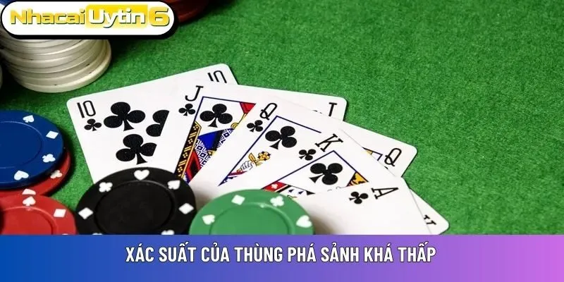 Xác suất của thùng phá sảnh khá thấp